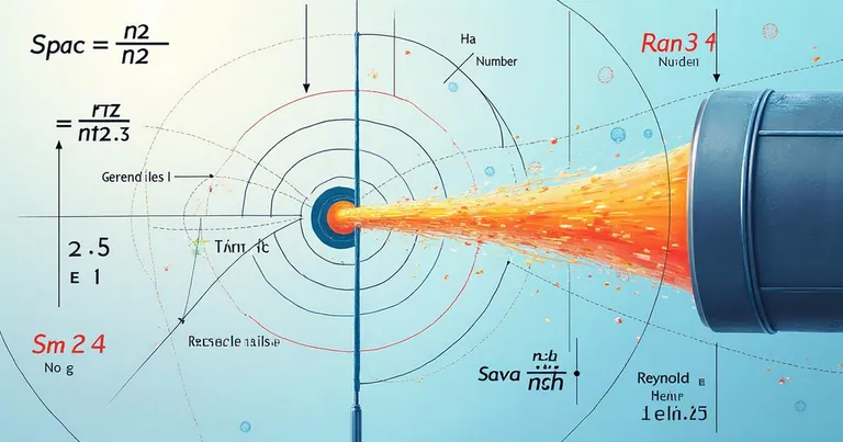 Abstract scientific visualization of fluid dynamics and dimensionless numbers