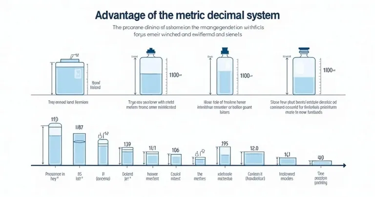 Visualizing the advantages of the decimal metric system